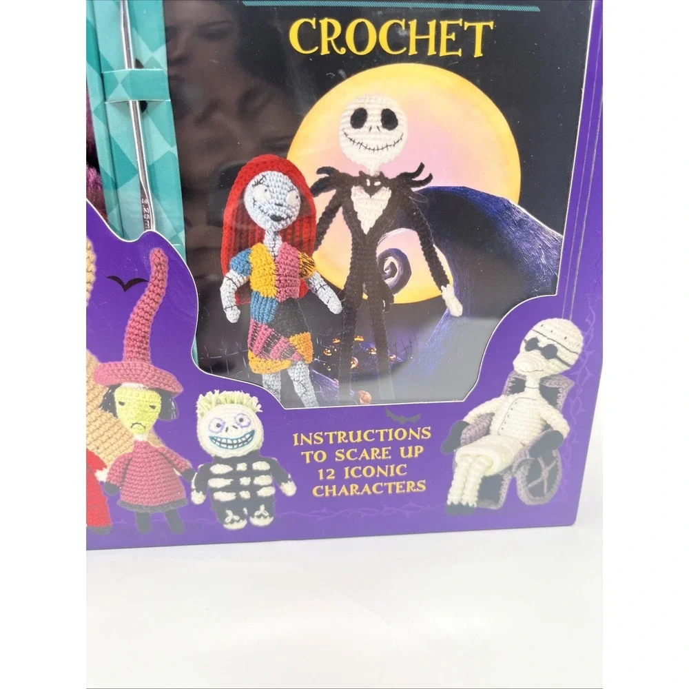 Disney Tim Burton's: The Nightmare Before Christmas Crochet Set New Unopened